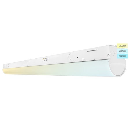 Luxrite 4 FT Linear LED Shop Light 3 CCT Selectable 3500K-5000K 34/38/45W 4794/5244/5940LM 0-10V Dimmable LR25195-1PK